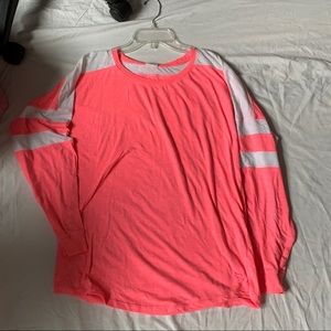 VS Pink Neon Pink/White Long sleeve shirt
